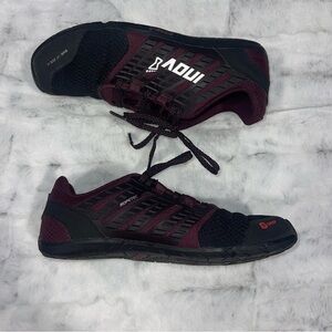 Inov-8 Black and Dark Red Running Shoes size 8